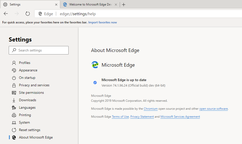 A First Look at Chromium-Based Edge